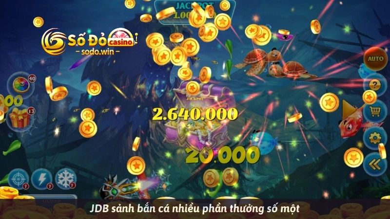 JDB sảnh bắn cá đổi thưởng nhiều phần thưởng số một