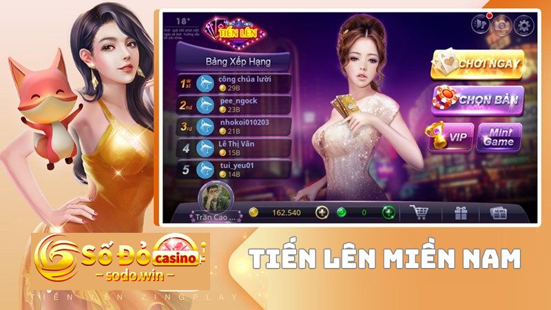 Luật chơi game Tiến lên miền Nam Sodo